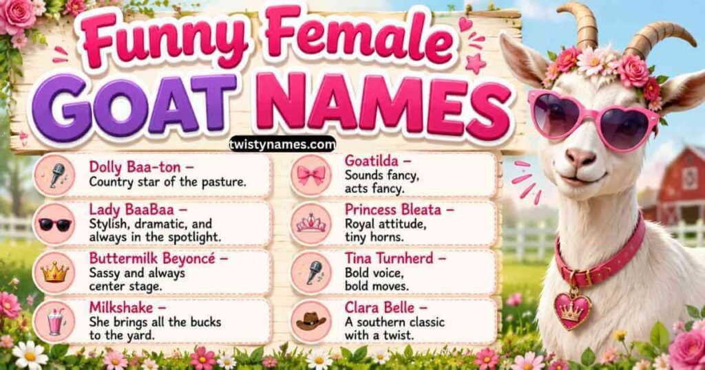 Funny Female Goat Names