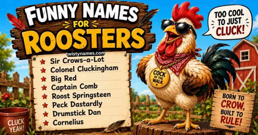 Top Roosters Funny Names