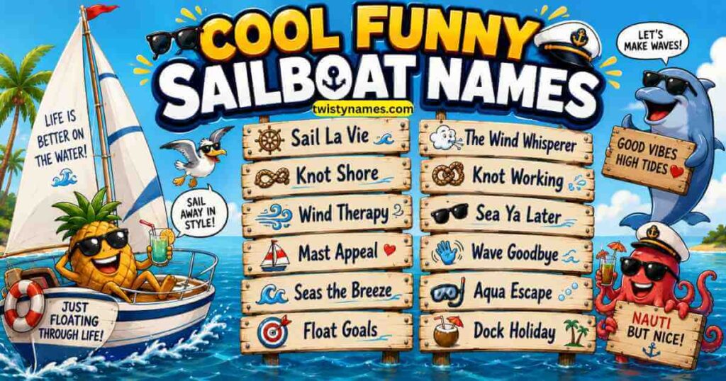 Cool Funny Sailboat Names