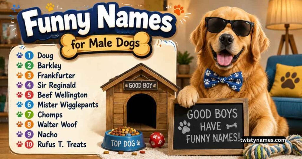 Funny Names for Male Dogs
