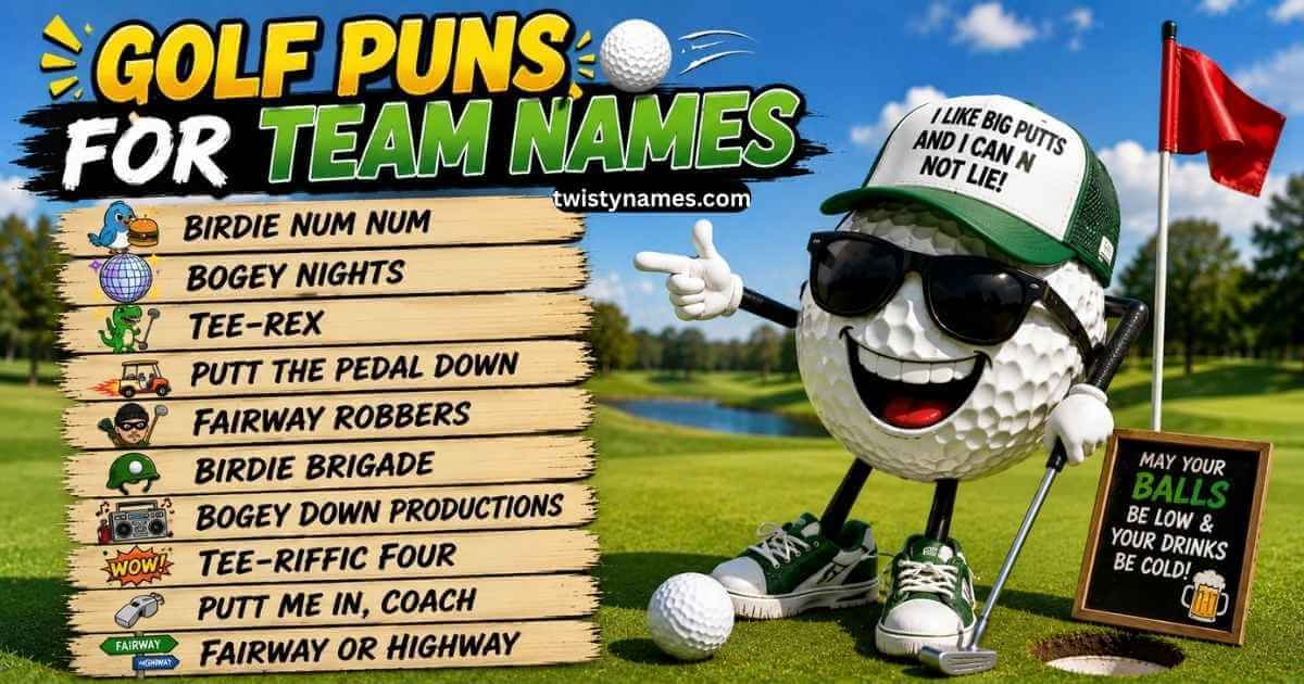 Golf Puns for Team Names