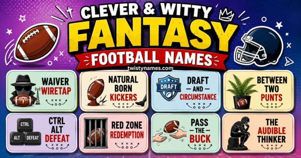 Clever & Witty Fantasy Football Names