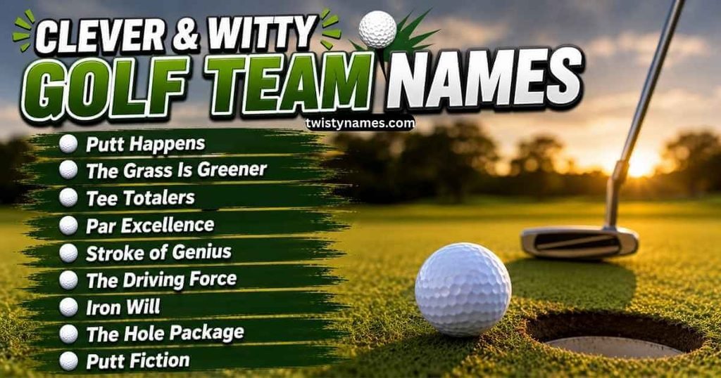 Clever & Witty Golf Team Names