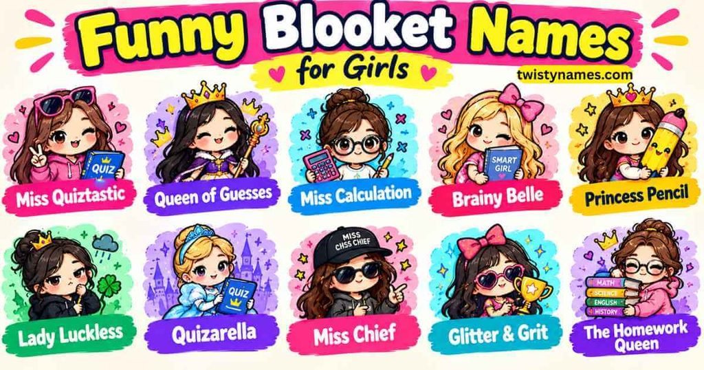 Funny Blooket Names for Girls