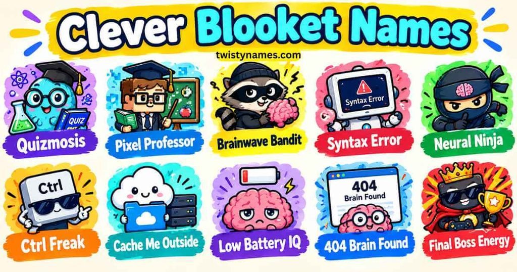 Cool & Clever Blooket Names