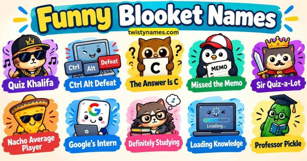 Funny Blooket Names: 100+ Clever, Clean & Hilarious Ideas