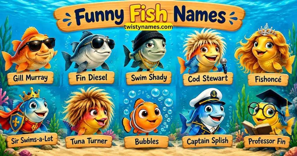 Funny Fish Names: 199+ Goofy & Hilarious Ideas for Your Fish