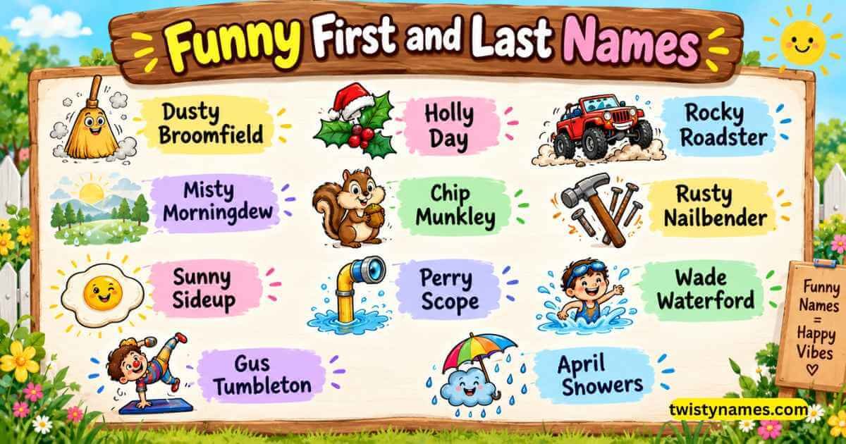 Funny First and Last Name Combinations