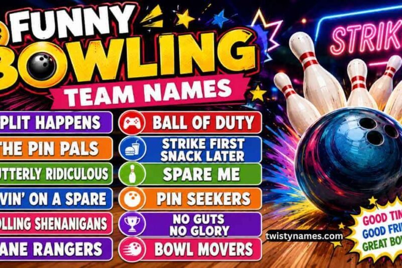 220+ Funny Bowling Team Names: Clever, Dirty & Punny Ideas for Every League