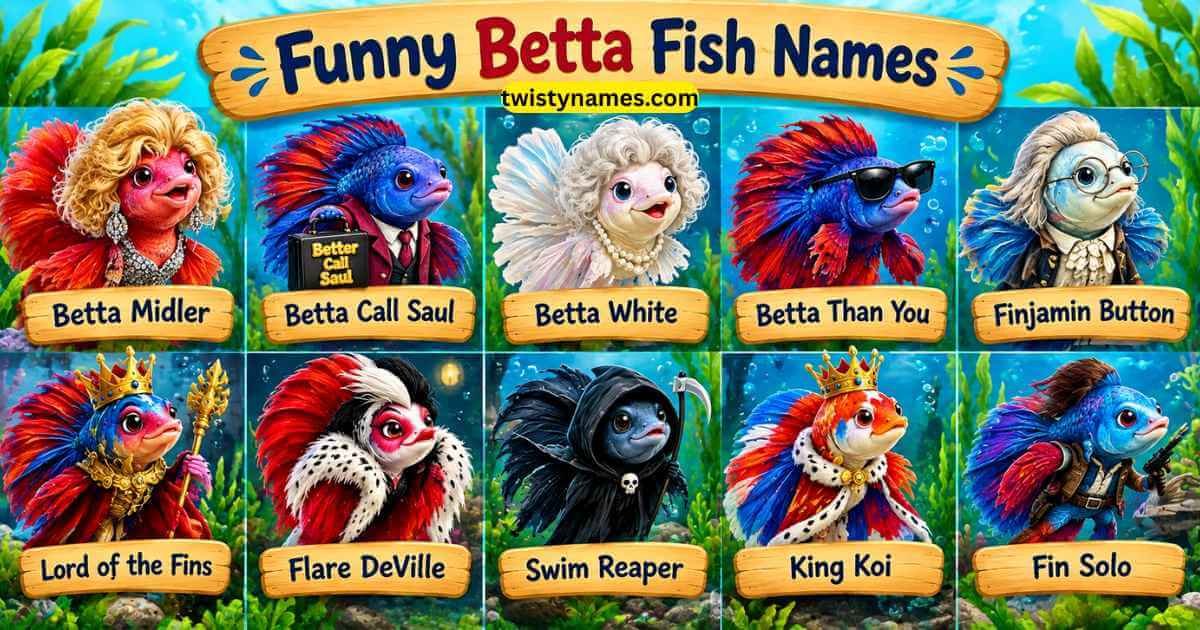 Funny Betta Fish Names