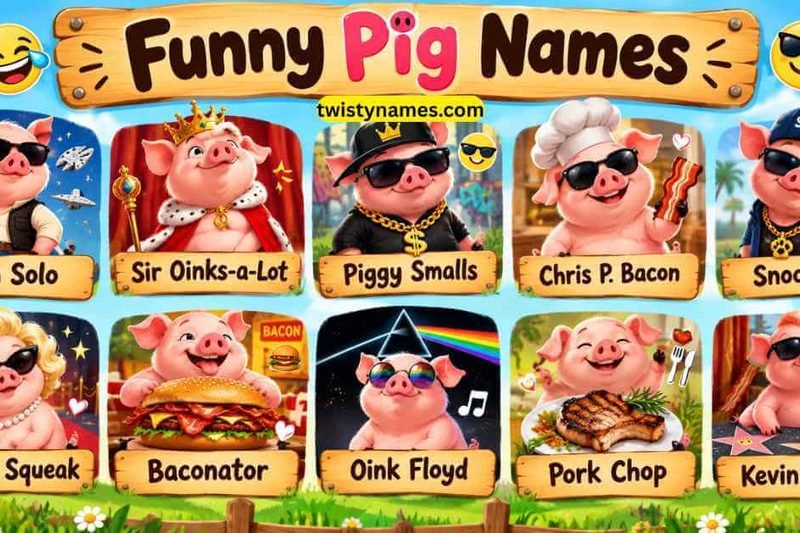 Funny Pig Names: 185+ Hilarious, Clever & Cute Ideas