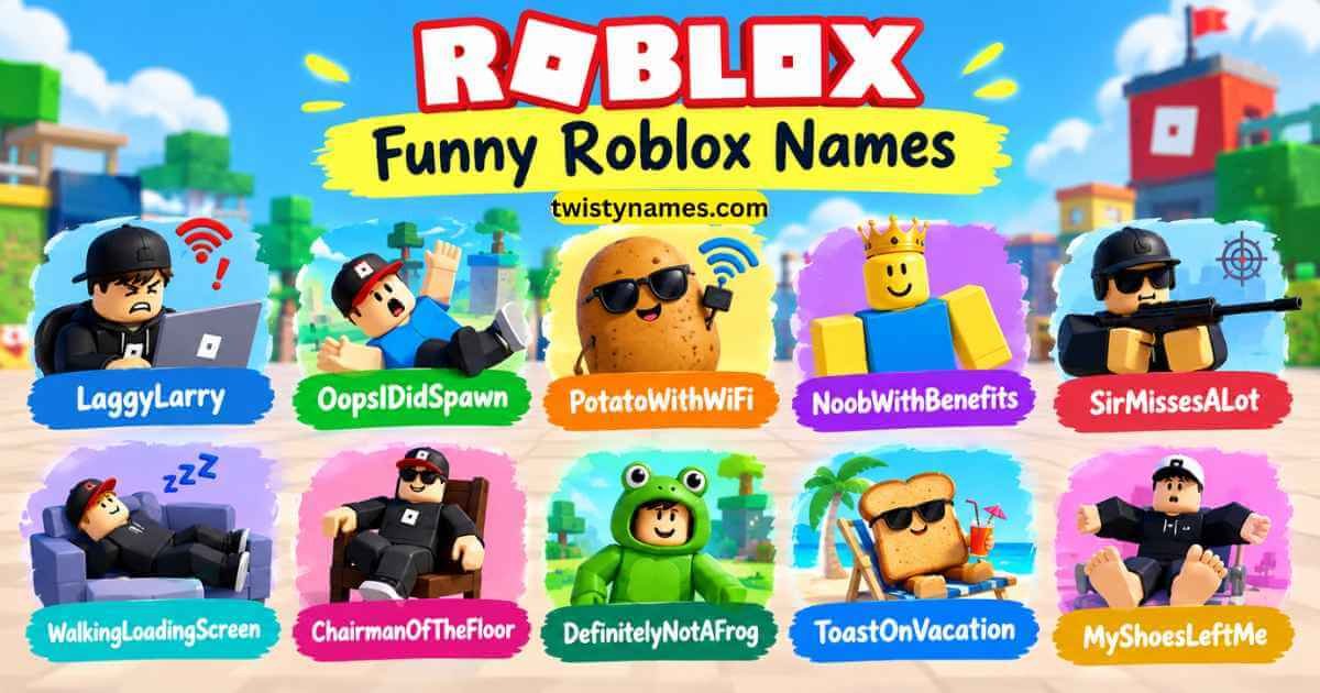 Funny Roblox Names: 150+ Goofy, Cool & Creative Ideas