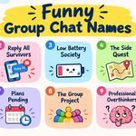 Funny Group Chat Names: 100+ Ideas for Every Kind of Group